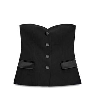 Zara Strapless Dress Top